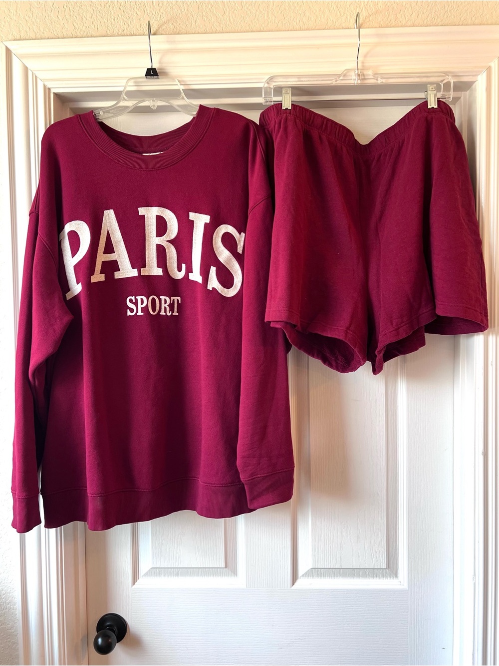 Universal Thread Paris Swestshirt Shorts Set 1X